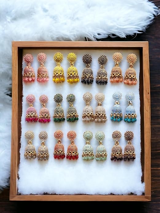 Jhumka Earrings Set
