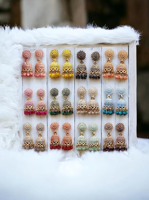 Jhumka Earrings Set