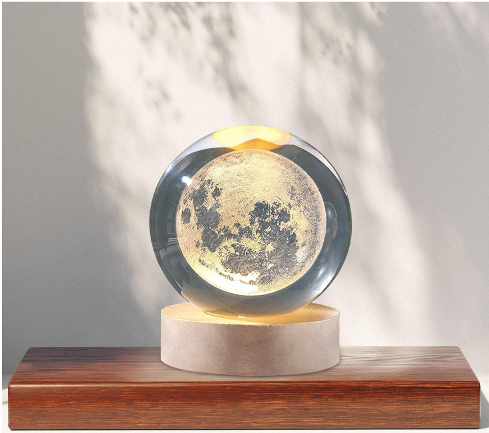 Glass Lamp 3D Ball