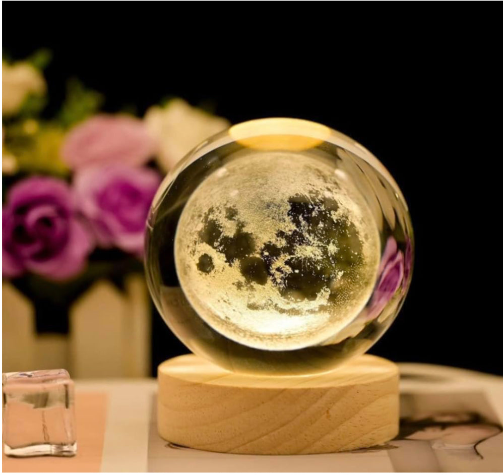 Glass Lamp 3D Ball
