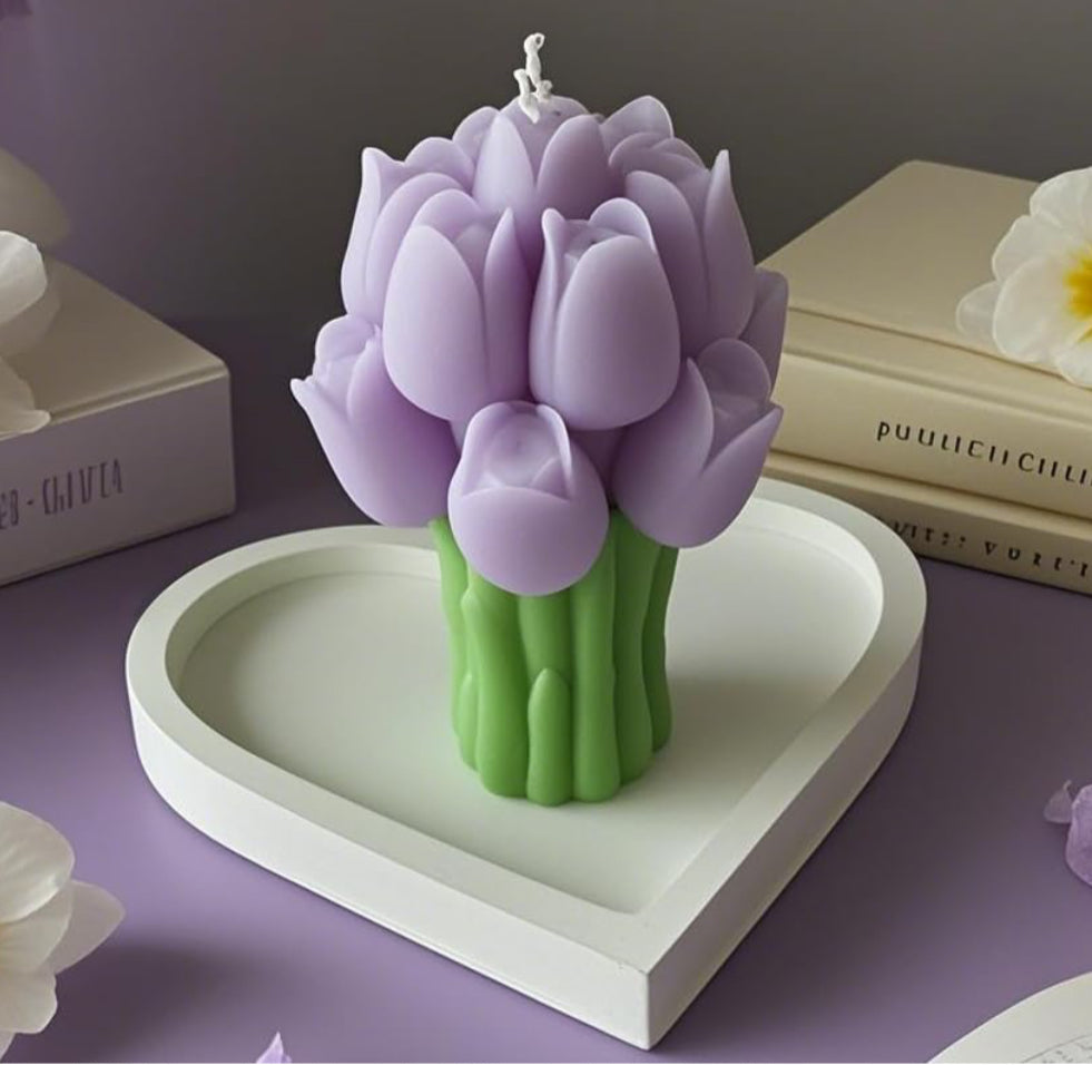 Tulip Flower Candle