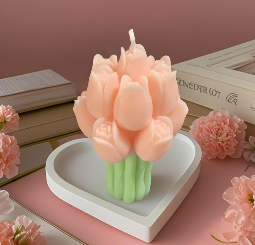 Tulip Flower Candle