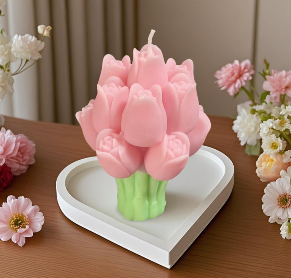 Tulip Flower Candle