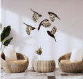 Black Wood Bird  Wall Decor