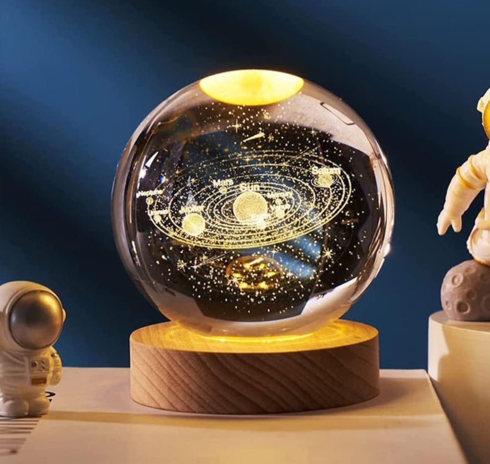 Crystal Ball Galaxy Night Lamp