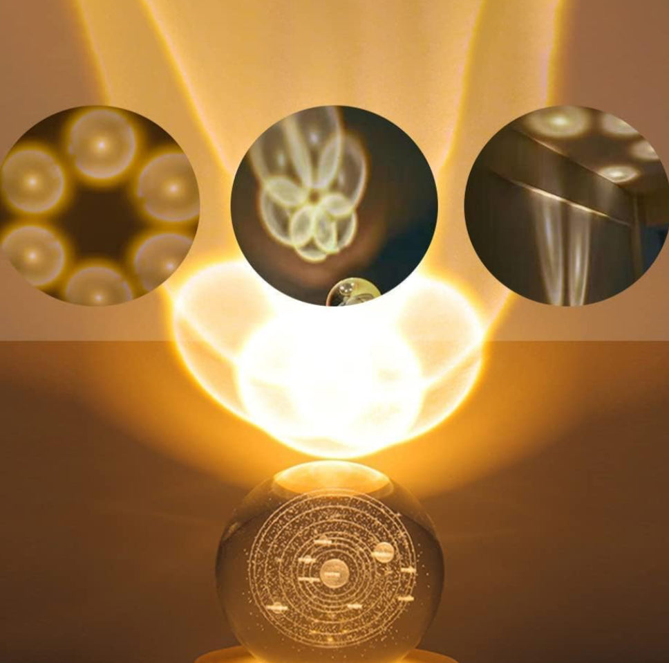 Crystal Ball Galaxy Night Lamp