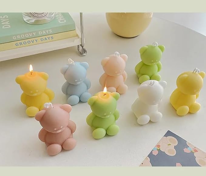 Teddy Bear Candles