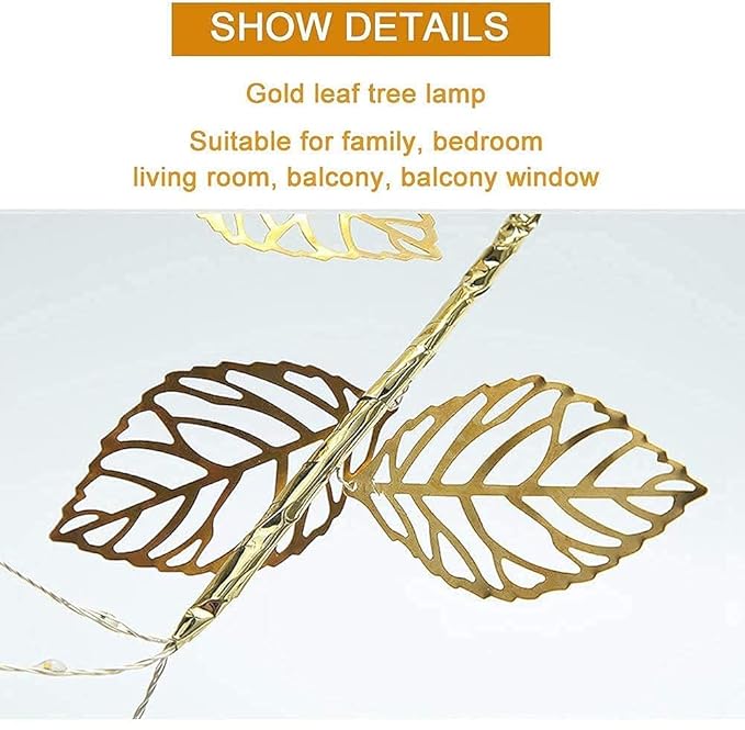 LED Tabletop Bonsai Leaf Tree Lamp