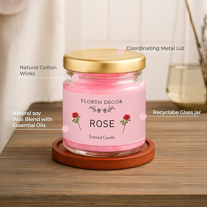 Glass Jar Scented Candles