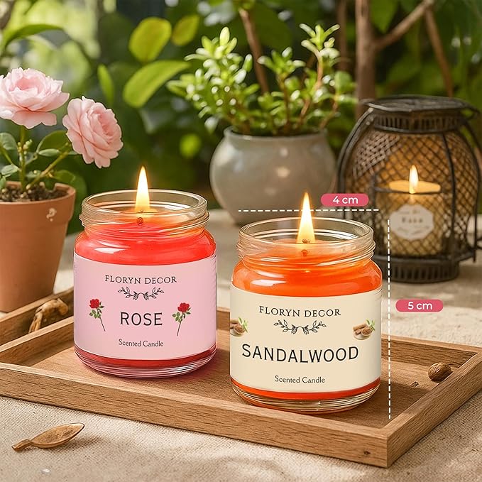 Glass Jar Scented Candles