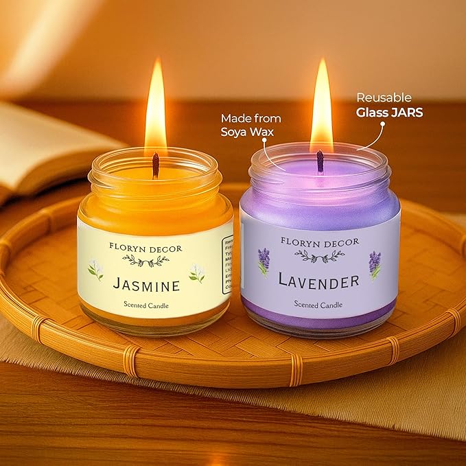 Glass Jar Scented Candles