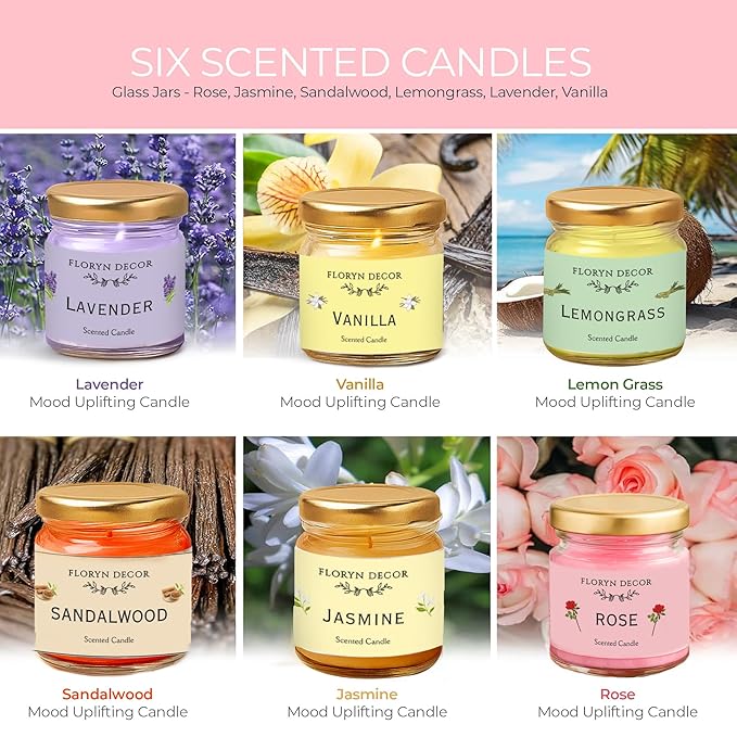 Glass Jar Scented Candles